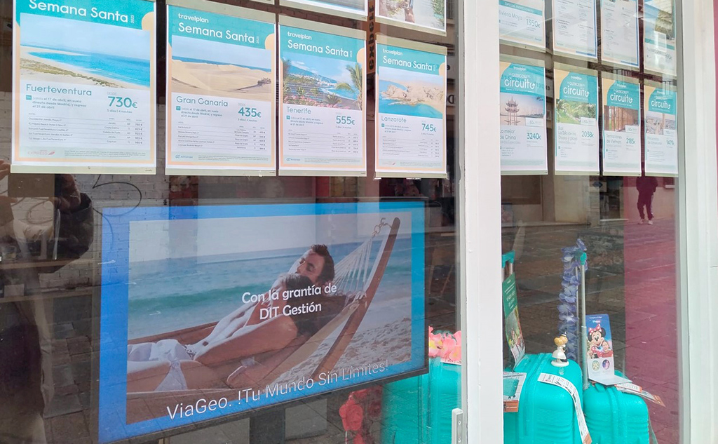 DIT Gestión suma un incremento del 36% en el tráfico de clientes espontáneos gracias a su red de cartelería digital